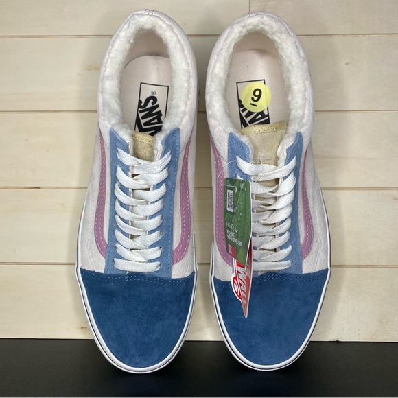 Vans Old Skool Stackform Pastel Pig Suede Women's Size 9 Platform Shoes Faux Fur - Picture 8 of 11